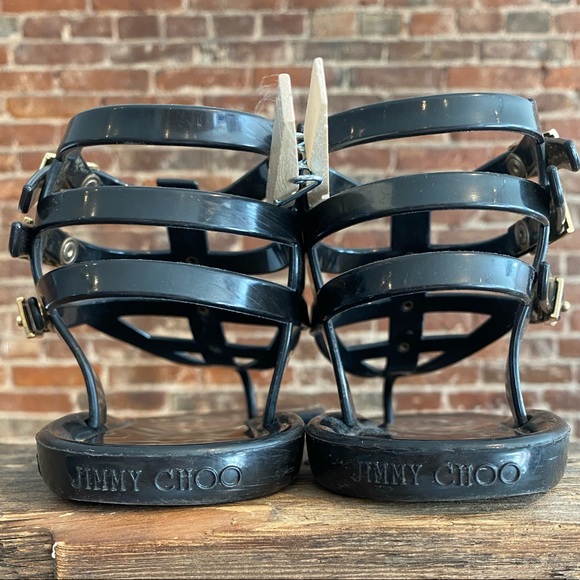 JIMMY CHOO “Margot” Jelly Sandals - Picture 6 of 9